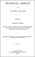Statistical Abstract of the United States: 1881