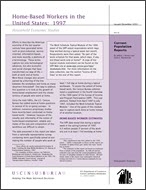 Home-Based Workers in the United States: 1997
