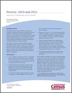 Poverty: 2010 and 2011