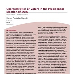 Characteristics of Voters in the Presidential Election of 2016