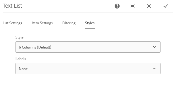 Text List Styles Text List Styles