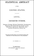 Statistical Abstract of the United States: 1892