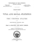 Eleventh Census - Volume 4. Vital & Social Statistics in the US