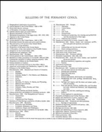 1900 Census Index of Bulletins