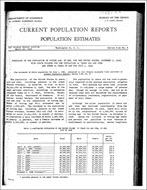 Forecasts of the Population of Voting Age, by Sex, for rhe United States, November 2, 1948, with State Figures for the Population 21 Years Old and Over and Under 21 Years of Age for July 1, 1946