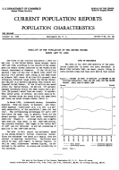 Mobility of the Population of the United States: April 1956 to 1957 - Report