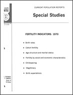 Fertility Indicators: 1970