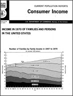Income in 1970 of Families and Persons in the United States