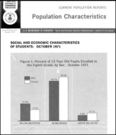 Social and Economic Characteristics of Students: October 1971
