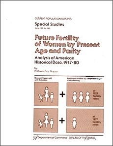 Future Fertility of Women by Present Age and Parity