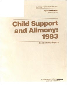 Child Support and Alimony: 1983 (Supplemental Report)