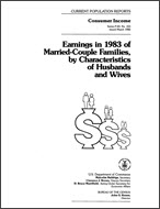 Earnings in 1983 of Married-Couple Families, by Characteristics of Husbands and Wives