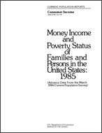 Money Income and Poverty Status of Families and Persons in the United States: 1985 (Advance Data)