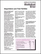 Statistical Brief: Stepchildren and Their Families