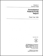 Consolidated Federal Funds Report: Fiscal Year 1989, Volume I: County Areas