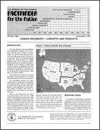 Factfinder for the Nation: Census Geography – Concepts and Products