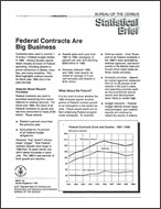 Statistical Brief: Federal Contracts Are Big Business