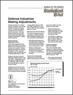 Statistical Brief: Defense Industries Making Adjustments