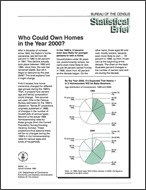 Statistical Brief: Who Could Own Homes in the Year 2000?