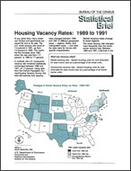 Statistical Brief: Housing Vacancy Rates: 1989 to 1991