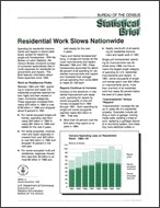 Statistical Brief: Residential Work Slows Nationwide