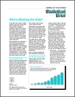 Statistical Brief: Who's Minding the Kids?