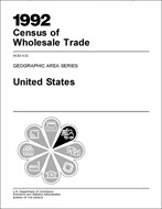 1992 Census of Wholesale Trade: Geographic Area Series
