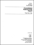 Consolidated Federal Funds Report: Fiscal Year 1993, Volume I: County Areas