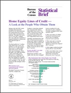 Statistical Brief: Home Equity Lines of Credit — A Look at the People Who Obtain Them
