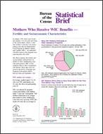 Statistical Brief: Mothers Who Receive WIC Benefits — Fertility and Socioeconomic Characteristics