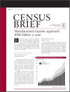 Census Brief: Manufactured exports approach $500 billion a year