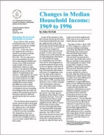 Changes in Median Household Income: 1969 to 1996