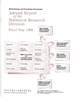 Annual Report of the Statistical Research Division: Fiscal Year 1999
