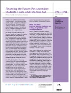 Financing the Future: Postsecondary Students, Costs, and Financial Aid: 1993-1994