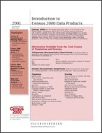 Introduction to Census 2000 Data Products