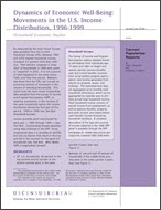 Dynamics of Economic Well-Being:  Movements in the U.S. Income Distribution, 1996-1999