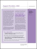 Support Providers: 2002