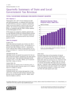 Quarterly Summary of State and Local Government Tax Revenue