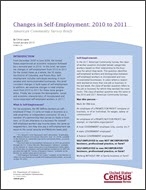 Changes in Self-Employment: 2010 to 2011