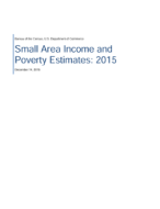 Small Area Income and Poverty Estimates: 2015