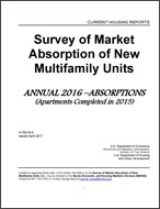 Market Absorption of Apartments Annual: 2016 Absorptions
