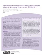 Dynamics of Economic Well-Being: Fluctuations in the U.S. Income Distribution: 2009-2012