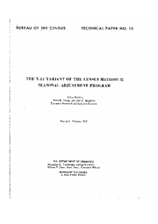 The X-11 Variant of the Census Method II Seasonal Adjustment Program