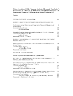 Contents of Proceedings Volume