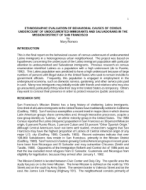 Ethnographic Evaluation of Behavioral Causes of Census Undercount of Undocumented Immigrants and Salvadorans in the Mission District of San Francisco, California