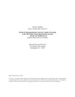 Results and Recommendations from the Cognitive Pretesting of the 2003 Public School Questionnaire from the Schools and Staffing Survey (SASS)