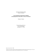 General Methods and Algorithms for Modeling and Imputing Discrete Data Under a Variety of Constraints