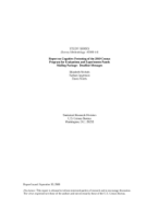 Report on Cognitive Pretesting of the 2010 Census Program for Evaluations and Experiments Panels Mailing Package: Deadline Messages