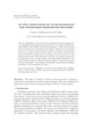 On the Computation of Autocovariances for Generalized Gegenbauer Processes