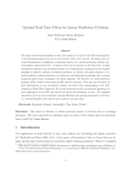 Optimal Real-Time Filters for Linear Prediction Problems